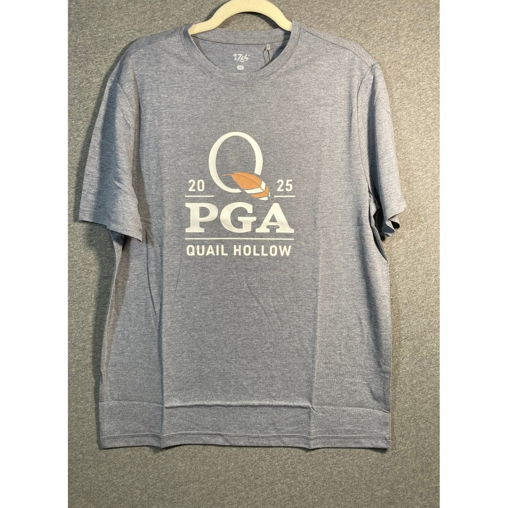 1764 Signature Mens 2025 PGA Championship Quail Hollow T-Shirt Heather Navy M